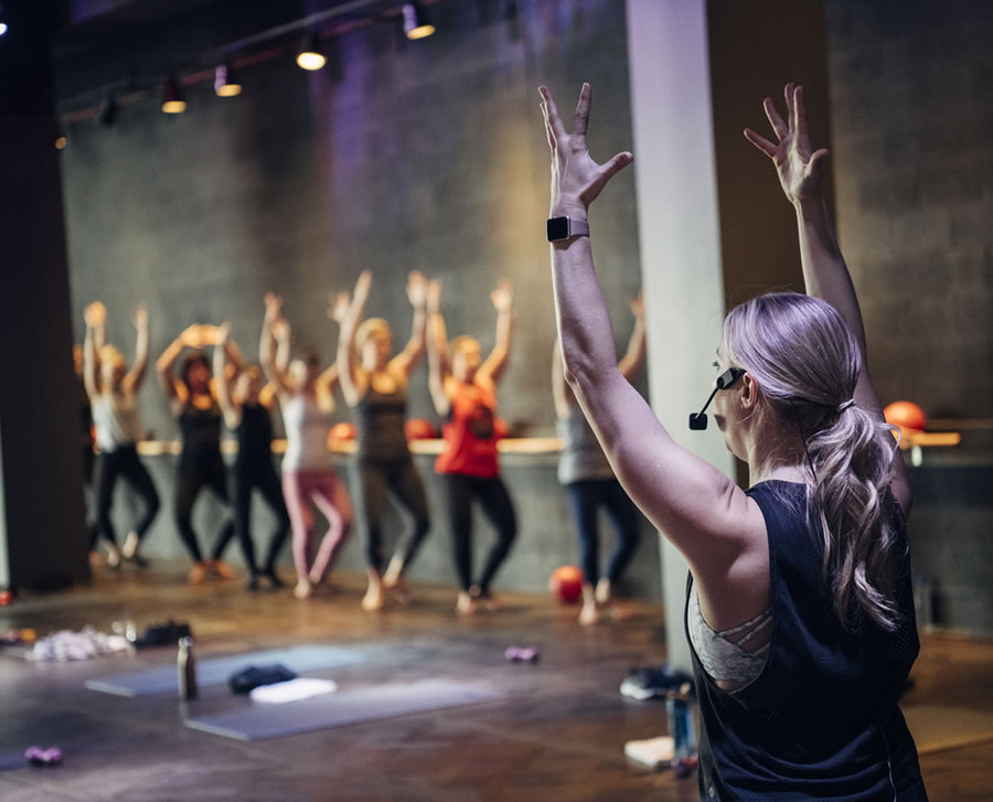 group fitness classes at chicago hotel